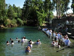 Bautismo en el río Jordán